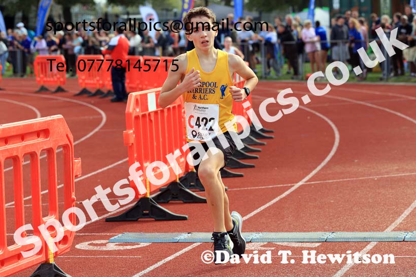 Boys Under-13s, 2024 Northern Mens 6 and Womens 4 and Youngsters Relays, Stanley Park, Blackpool.  Photo: David T. Hewitson/Sports for All Pics